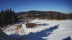 Horní část sjezdovky Skiareálu Ramzová