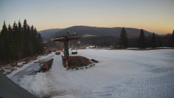 Horní část sjezdovky Skiareálu Ramzová