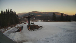 Horní část sjezdovky Skiareálu Ramzová