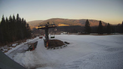 Horní část sjezdovky Skiareálu Ramzová