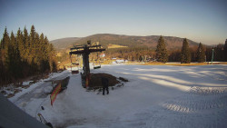 Horní část sjezdovky Skiareálu Ramzová