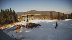 Horní část sjezdovky Skiareálu Ramzová