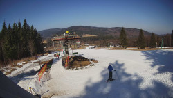 Horní část sjezdovky Skiareálu Ramzová