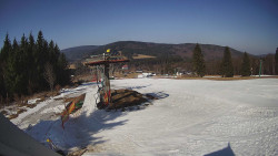 Horní část sjezdovky Skiareálu Ramzová