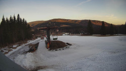 Horní část sjezdovky Skiareálu Ramzová