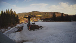 Horní část sjezdovky Skiareálu Ramzová