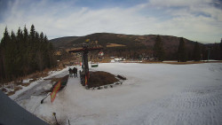 Horní část sjezdovky Skiareálu Ramzová