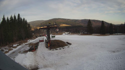 Horní část sjezdovky Skiareálu Ramzová