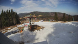 Horní část sjezdovky Skiareálu Ramzová