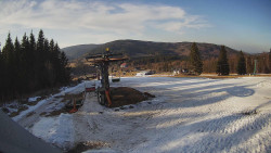 Horní část sjezdovky Skiareálu Ramzová