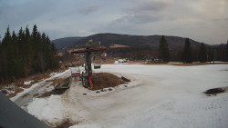 Horní část sjezdovky Skiareálu Ramzová