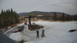 Horní část sjezdovky Skiareálu Ramzová