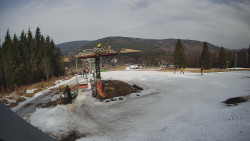 Horní část sjezdovky Skiareálu Ramzová