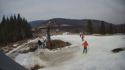 Horní část sjezdovky Skiareálu Ramzová