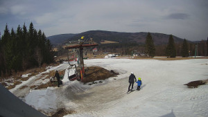 Horské atrakce Ramzová - Horní část sjezdovky Skiareálu Ramzová - 10.3.2026 v 12:30