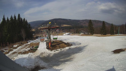 Horní část sjezdovky Skiareálu Ramzová