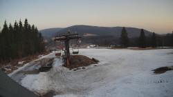 Horní část sjezdovky Skiareálu Ramzová