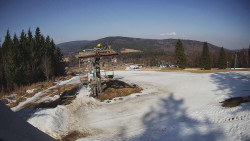 Horní část sjezdovky Skiareálu Ramzová