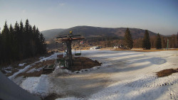 Horní část sjezdovky Skiareálu Ramzová