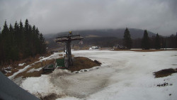 Horní část sjezdovky Skiareálu Ramzová