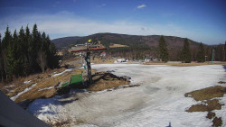 Horní část sjezdovky Skiareálu Ramzová