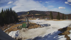 Horní část sjezdovky Skiareálu Ramzová