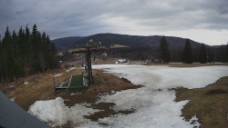 Horní část sjezdovky Skiareálu Ramzová