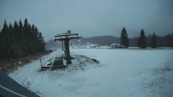 Horní část sjezdovky Skiareálu Ramzová