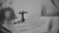 Horní část sjezdovky Skiareálu Ramzová