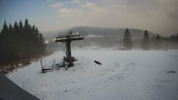 Horní část sjezdovky Skiareálu Ramzová