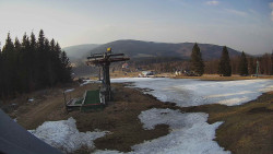 Horní část sjezdovky Skiareálu Ramzová