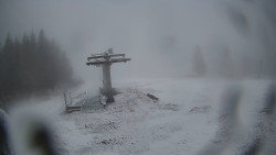 Horní část sjezdovky Skiareálu Ramzová