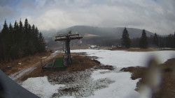 Horní část sjezdovky Skiareálu Ramzová