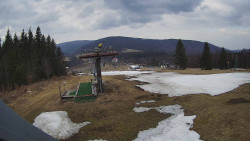 Horní část sjezdovky Skiareálu Ramzová