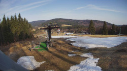 Horní část sjezdovky Skiareálu Ramzová