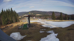 Horní část sjezdovky Skiareálu Ramzová