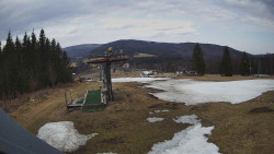 Horní část sjezdovky Skiareálu Ramzová