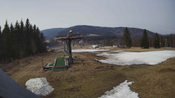 Horní část sjezdovky Skiareálu Ramzová