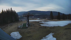 Horní část sjezdovky Skiareálu Ramzová