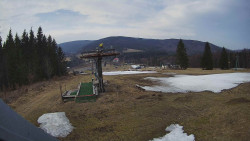 Horní část sjezdovky Skiareálu Ramzová