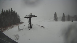 Horní část sjezdovky Skiareálu Ramzová