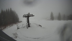 Horní část sjezdovky Skiareálu Ramzová