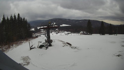 Horní část sjezdovky Skiareálu Ramzová