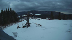 Horní část sjezdovky Skiareálu Ramzová