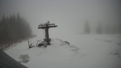 Horní část sjezdovky Skiareálu Ramzová