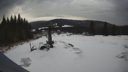 Horní část sjezdovky Skiareálu Ramzová