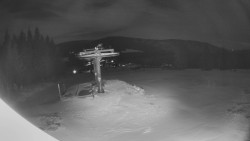 Horní část sjezdovky Skiareálu Ramzová