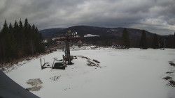 Horní část sjezdovky Skiareálu Ramzová