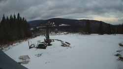 Horní část sjezdovky Skiareálu Ramzová