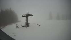 Horní část sjezdovky Skiareálu Ramzová